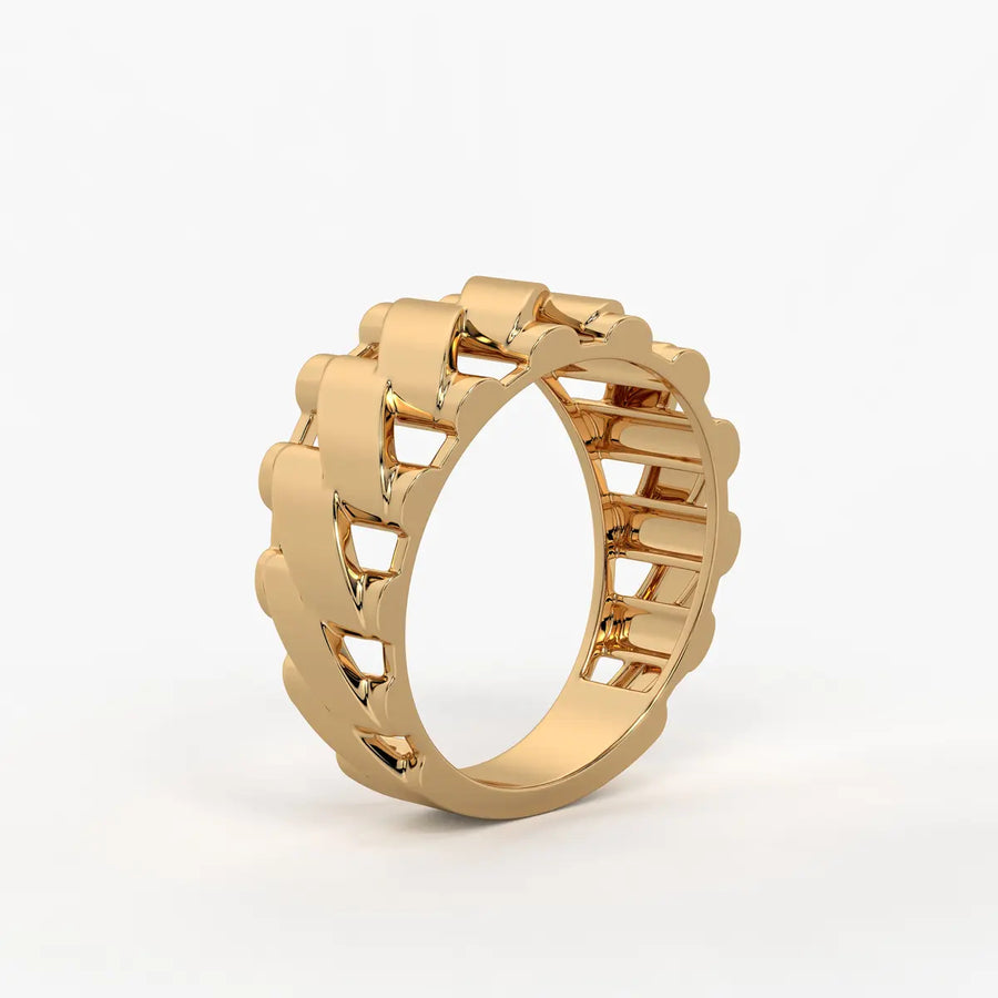 Roventra Slash Link Ring