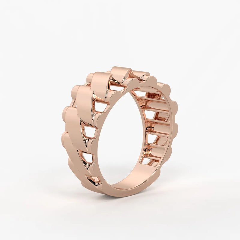 Roventra Slash Link Ring