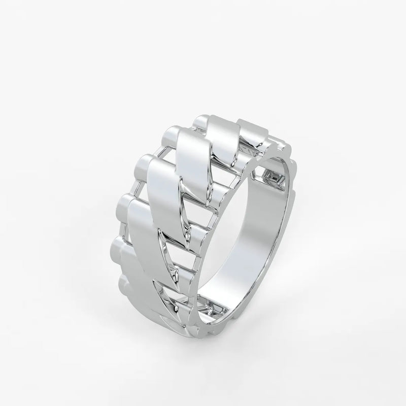 Roventra Slash Link Ring