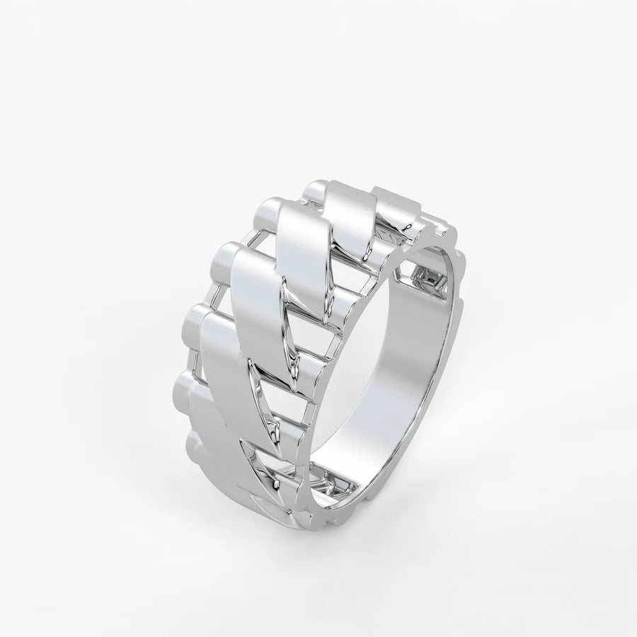Roventra Slash Link Ring