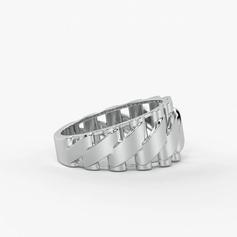 Roventra Slash Link Ring