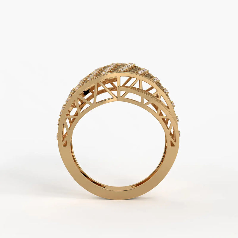 Florvexa Radiant Weave Ring