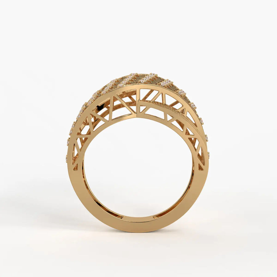 Florvexa Radiant Weave Ring