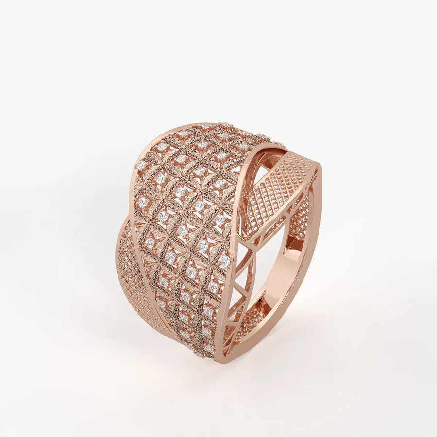 Florvexa Radiant Weave Ring