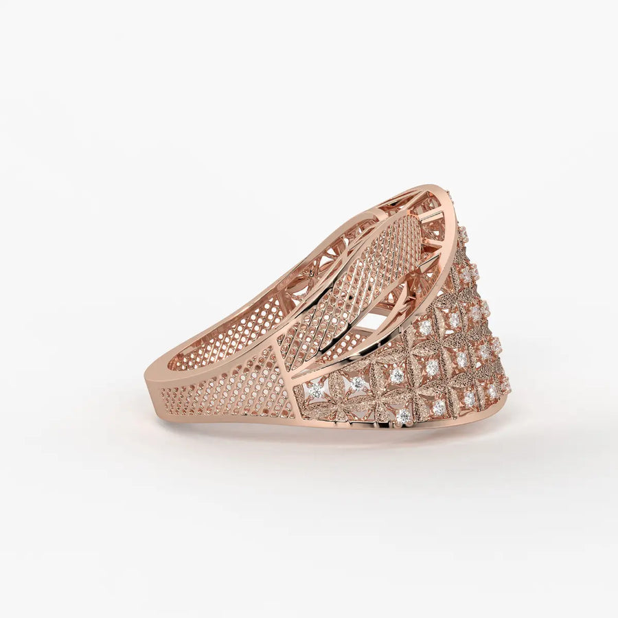 Florvexa Radiant Weave Ring