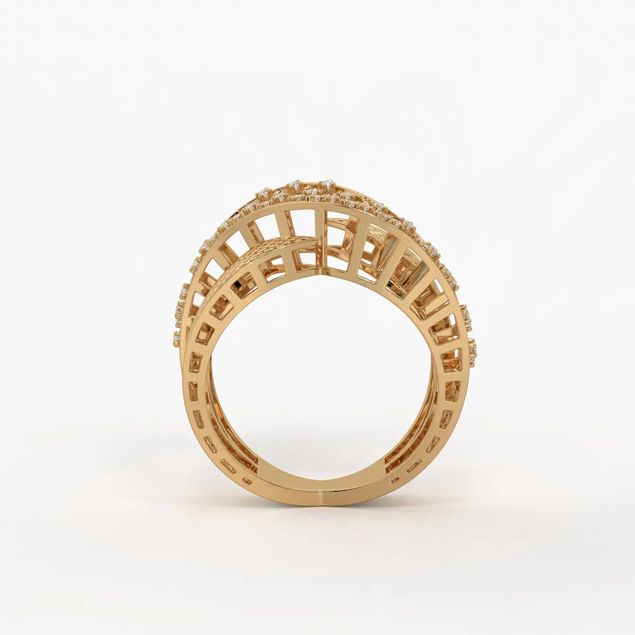 Crisselle Spark Mesh Ring