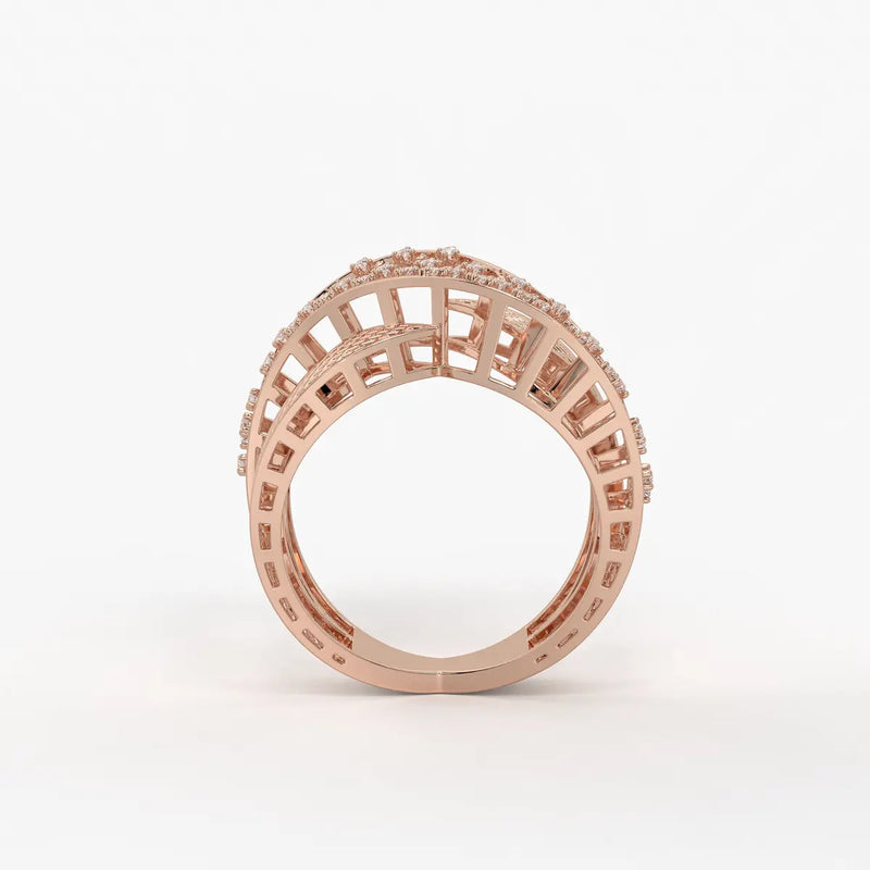 Crisselle Spark Mesh Ring