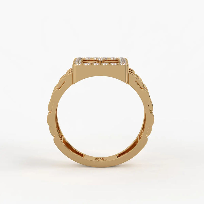 Velmora Loom Diamond Statement Ring