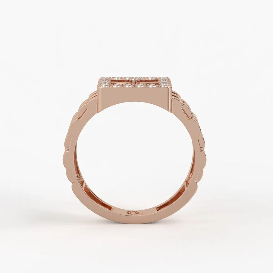 Velmora Loom Diamond Statement Ring