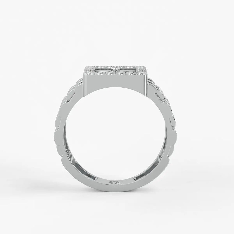 Velmora Loom Diamond Statement Ring