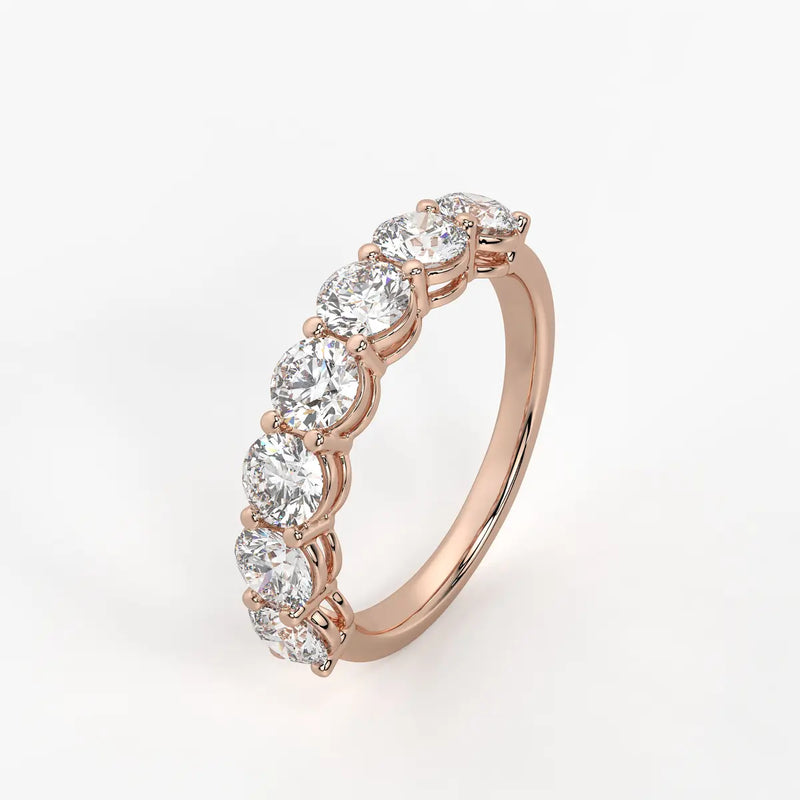 Orvienne Round Diamond Flow Band