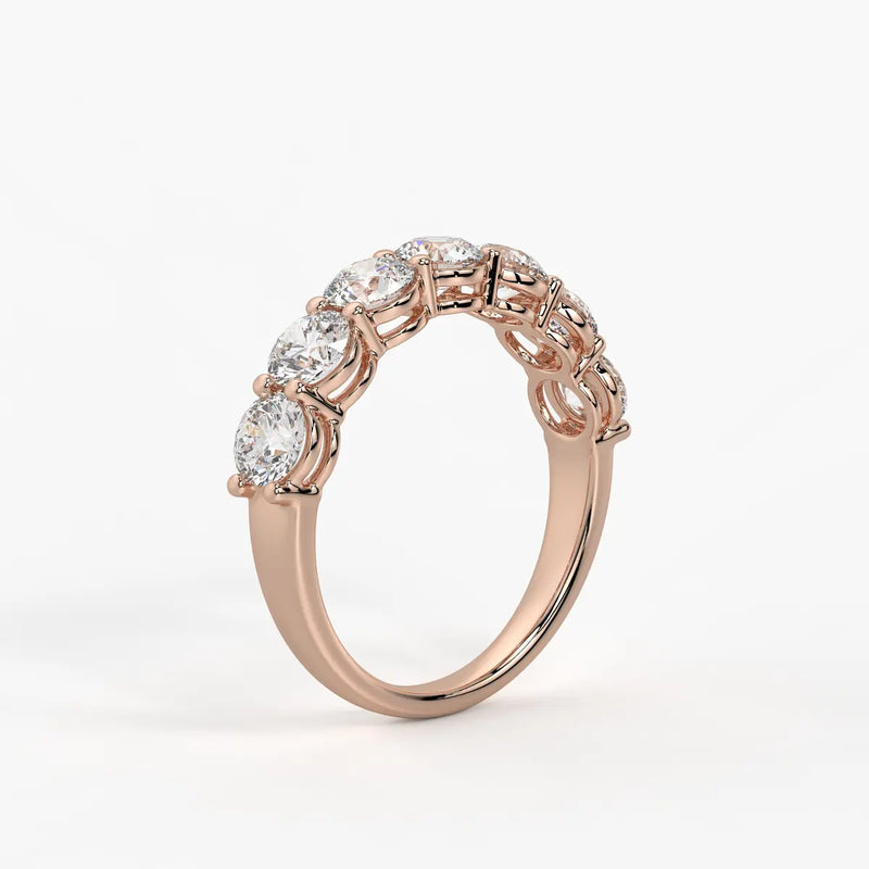 Orvienne Round Diamond Flow Band