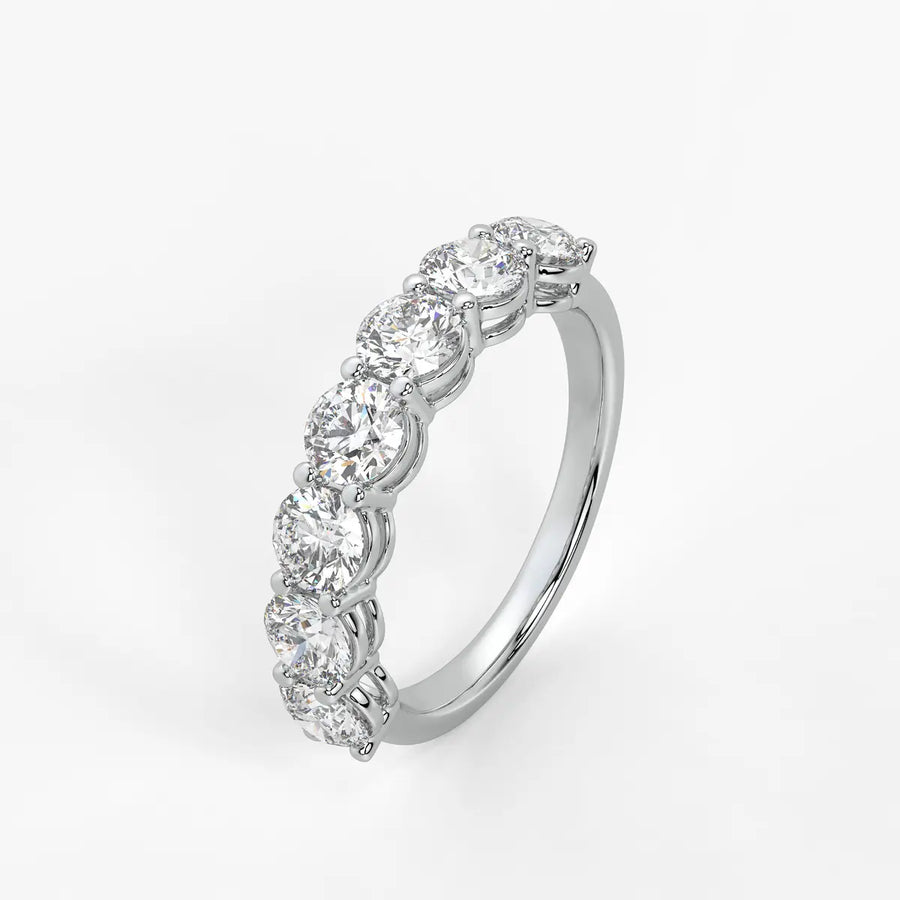 Orvienne Round Diamond Flow Band