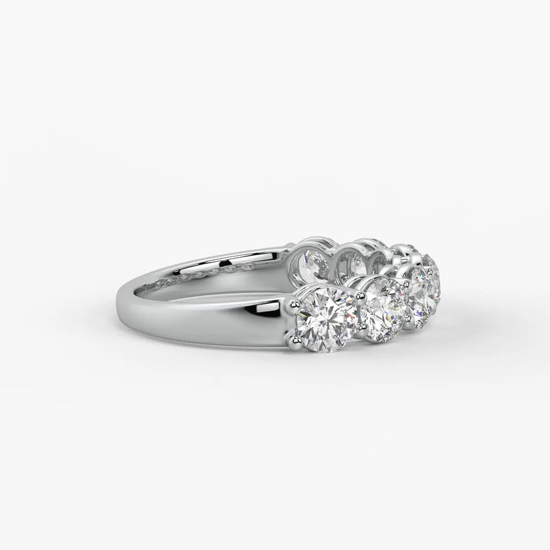 Orvienne Round Diamond Flow Band