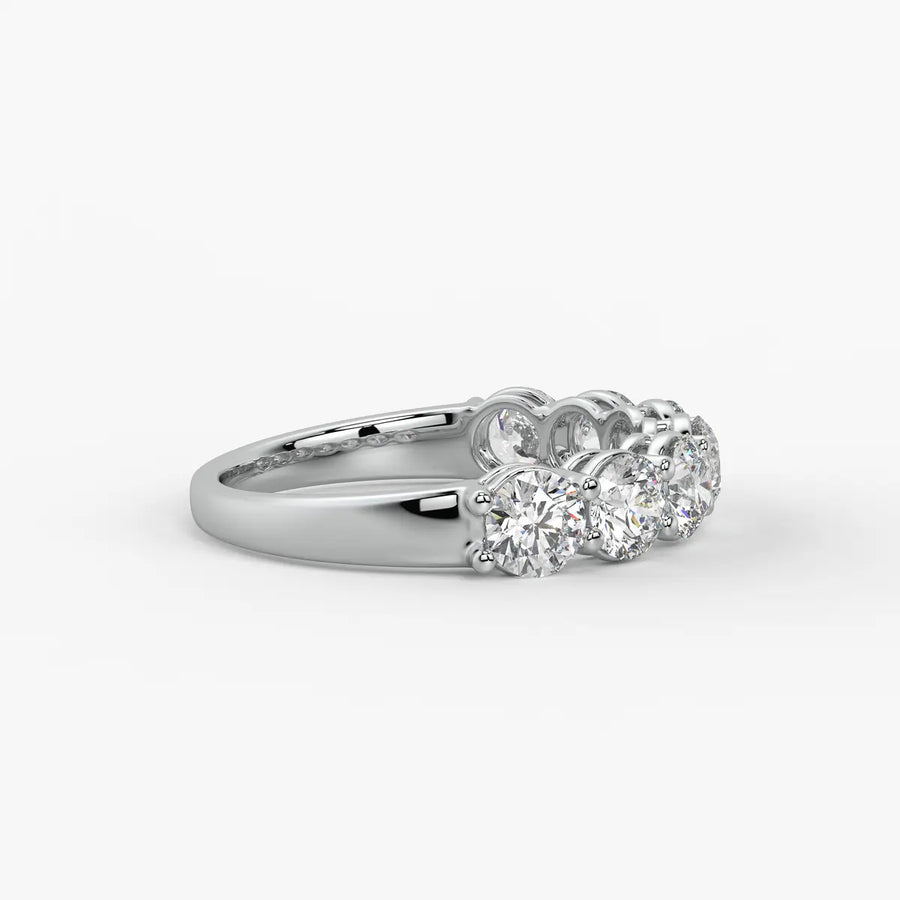 Orvienne Round Diamond Flow Band