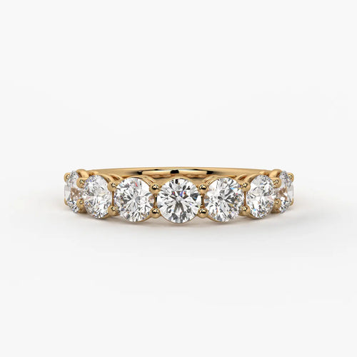 Orvienne Round Diamond Flow Band