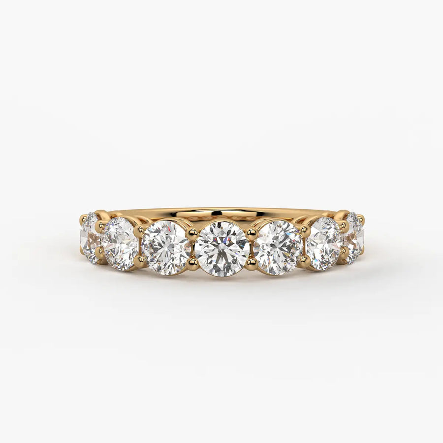 Orvienne Round Diamond Flow Band