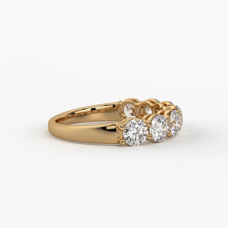 Orvienne Round Diamond Flow Band
