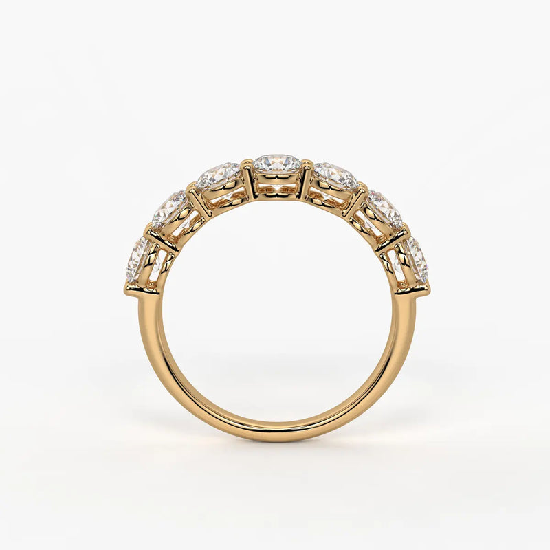 Orvienne Round Diamond Flow Band