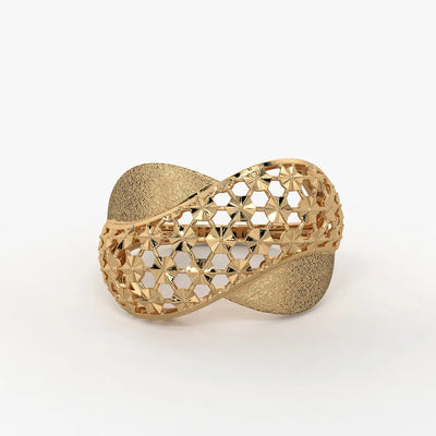 Florava Mesh Crown Ring