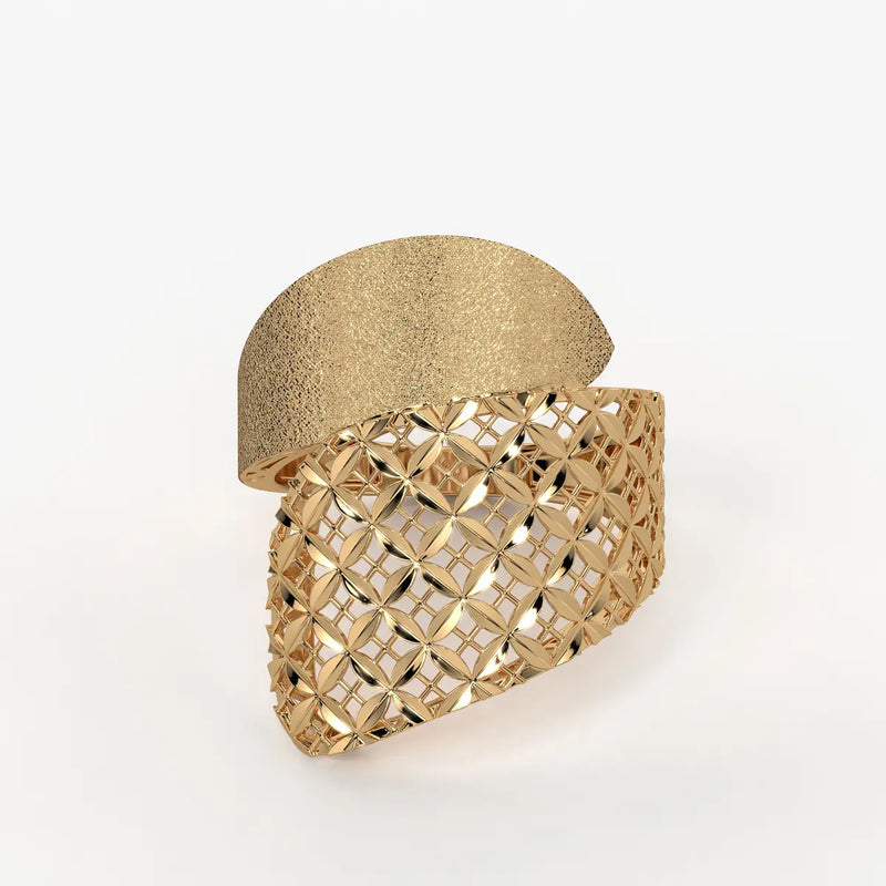 Ornixa Veil Weave Statement Ring