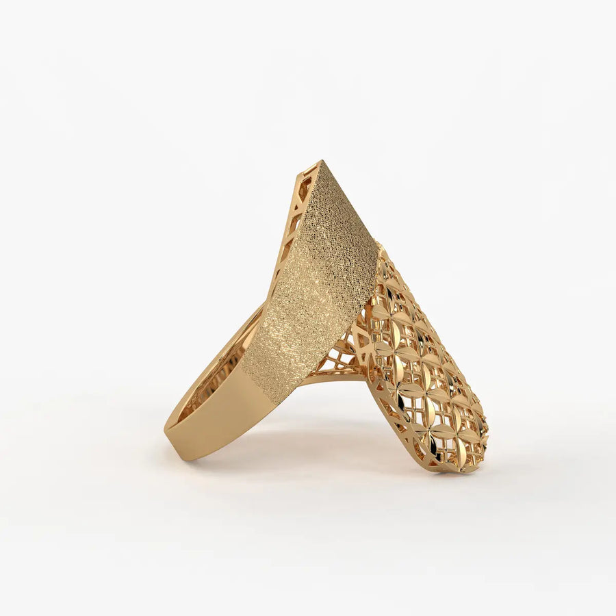 Ornixa Veil Weave Statement Ring