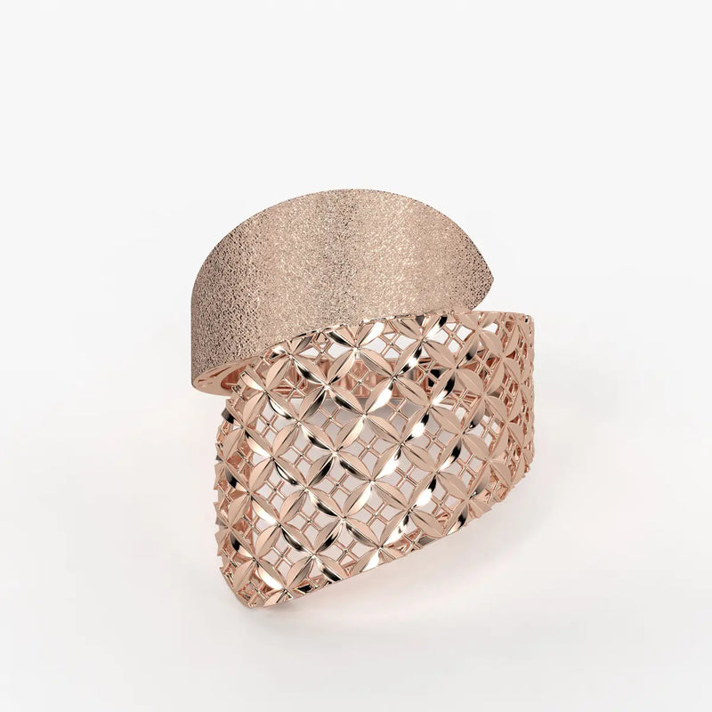 Ornixa Veil Weave Statement Ring