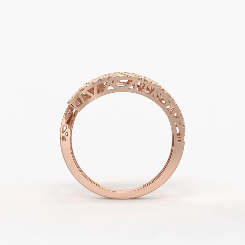 Ornixa Veil Weave Statement Ring