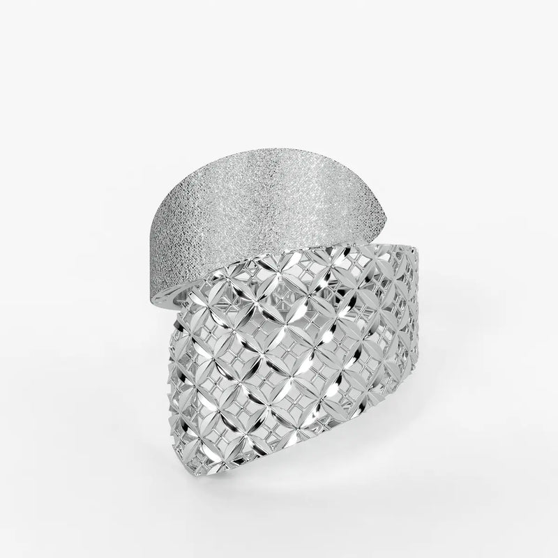 Ornixa Veil Weave Statement Ring