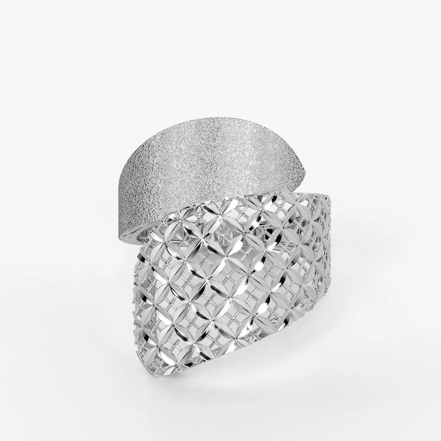 Ornixa Veil Weave Statement Ring