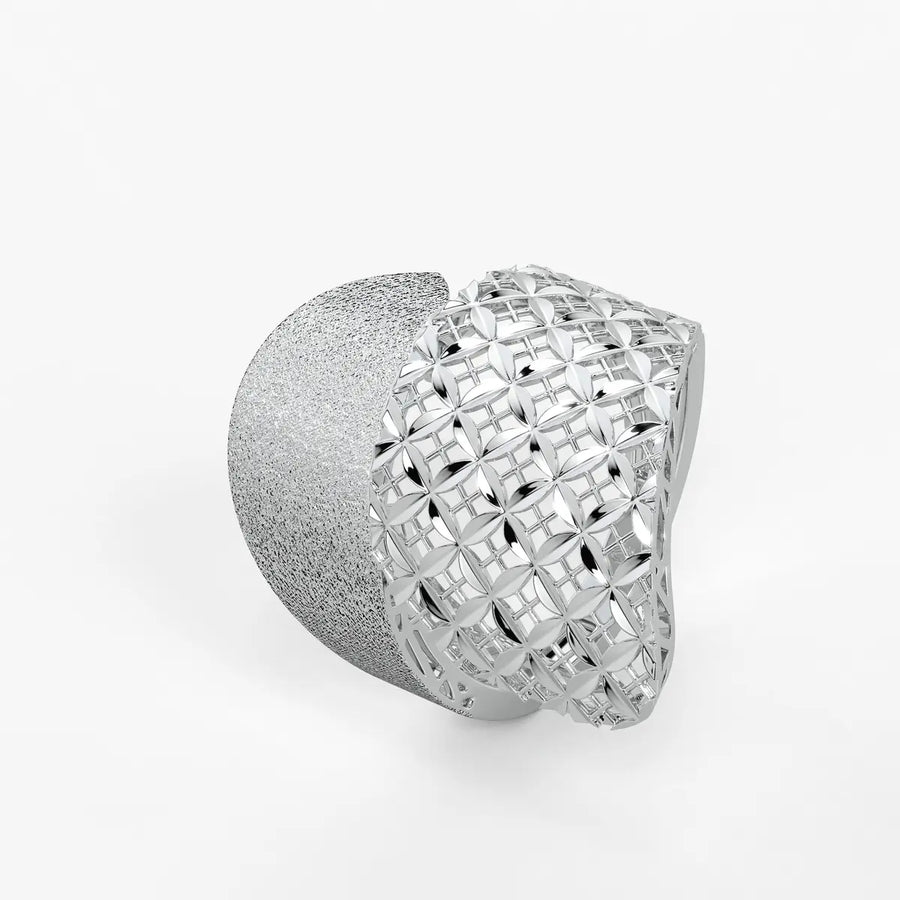 Ornixa Veil Weave Statement Ring