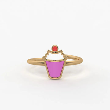 Sugar Swirl Cupcake Delight Ring