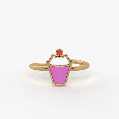 Sugar Swirl Cupcake Delight Ring