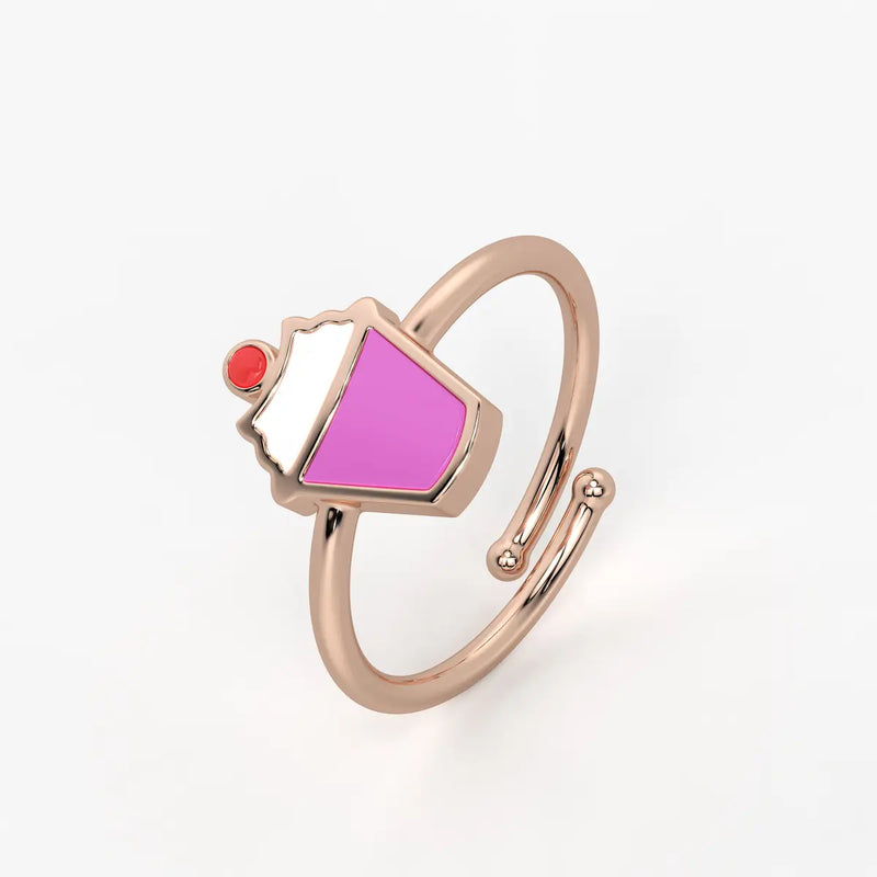 Sugar Swirl Cupcake Delight Ring