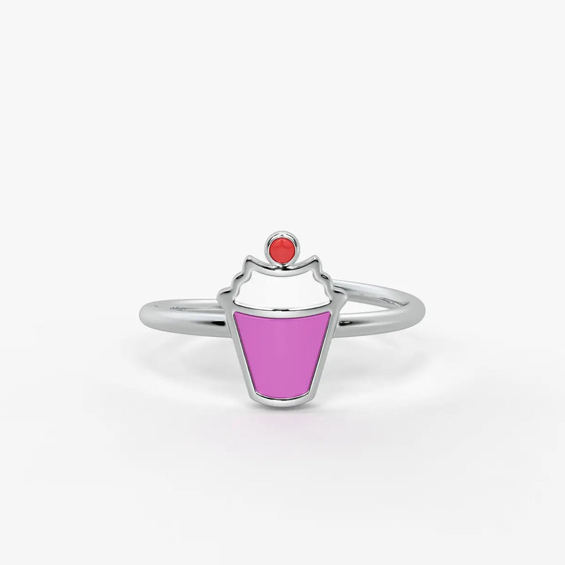 Sugar Swirl Cupcake Delight Ring