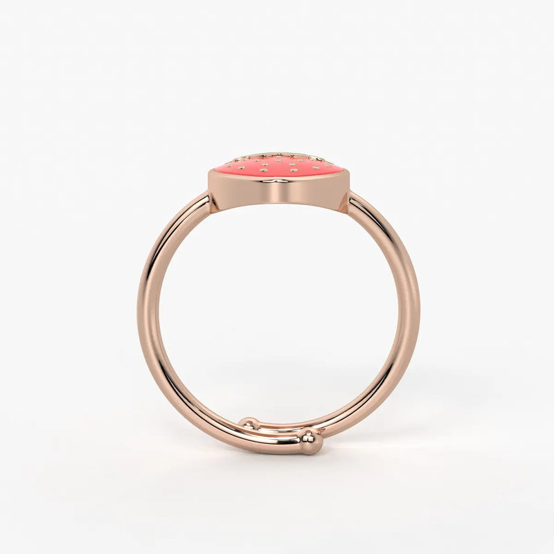 Berry Bliss Strawberry Charm Ring
