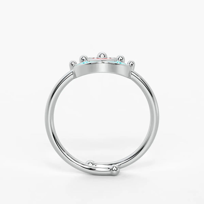 Royal Heart Princess Crown Ring