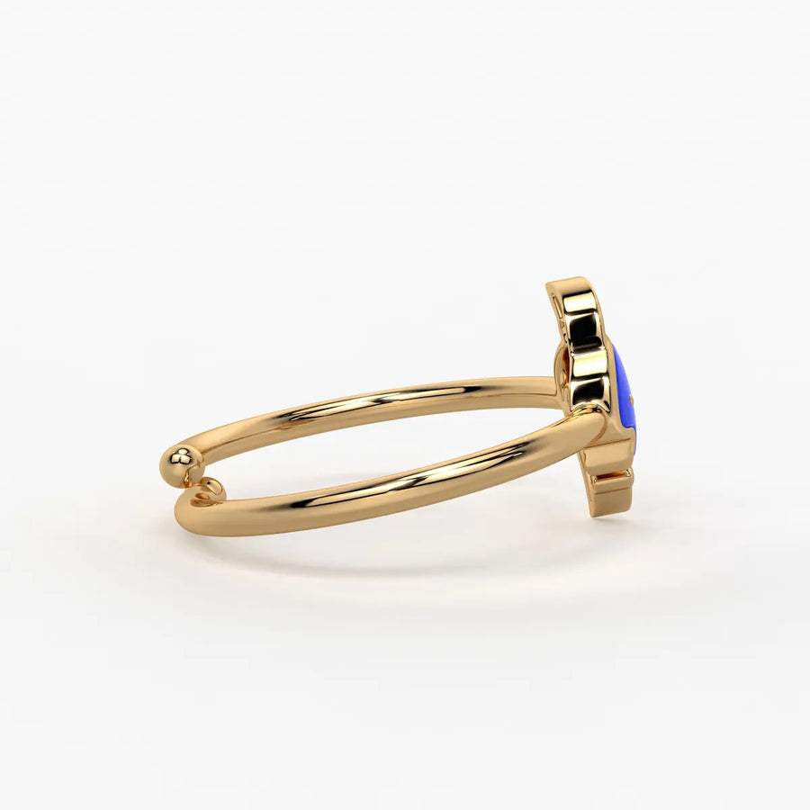 Ocean Joy Dolphin Splash Ring