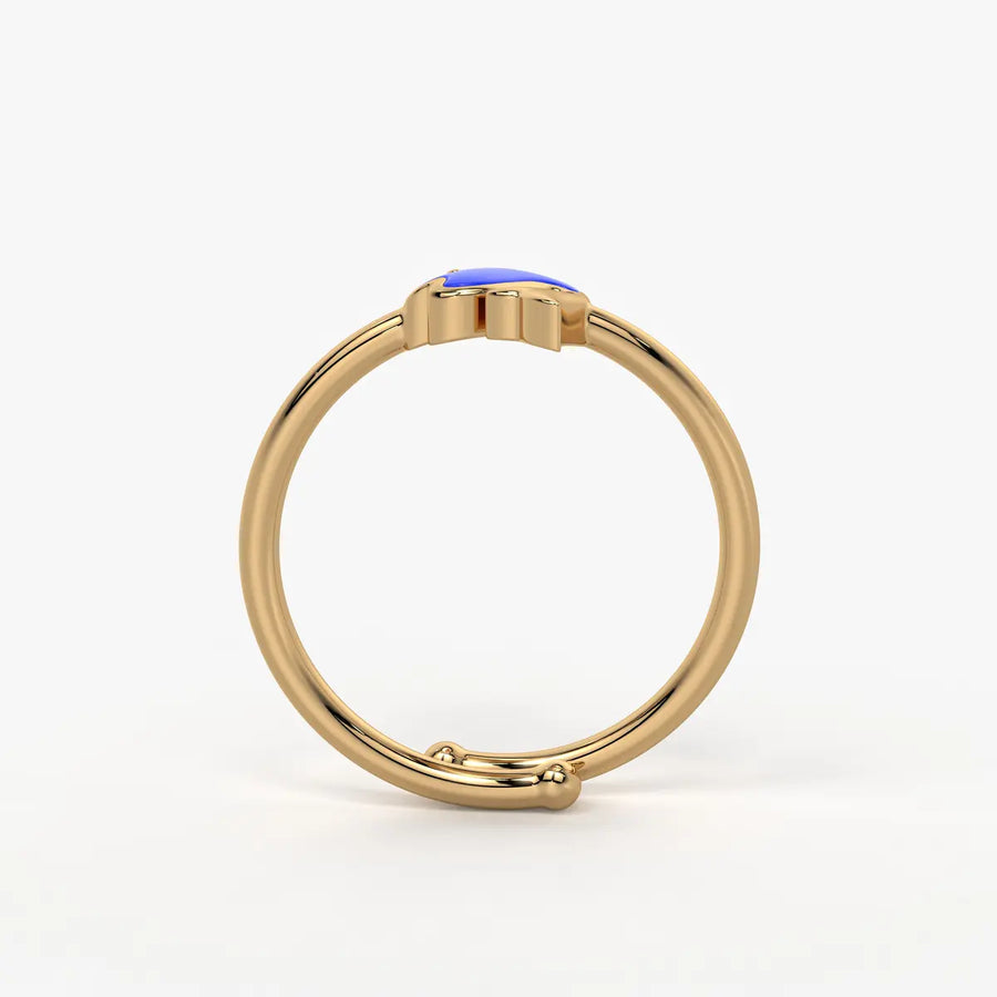 Ocean Joy Dolphin Splash Ring
