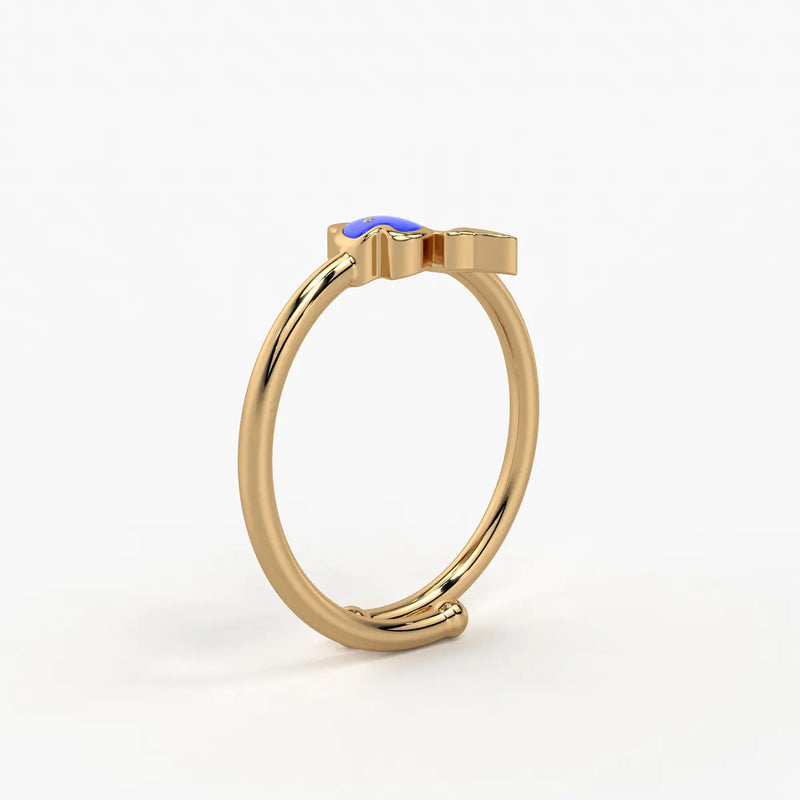 Ocean Joy Dolphin Splash Ring
