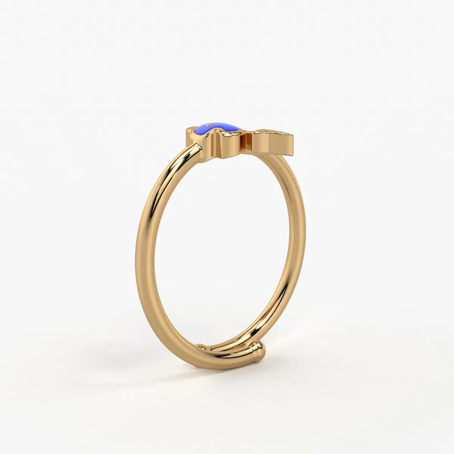 Ocean Joy Dolphin Splash Ring