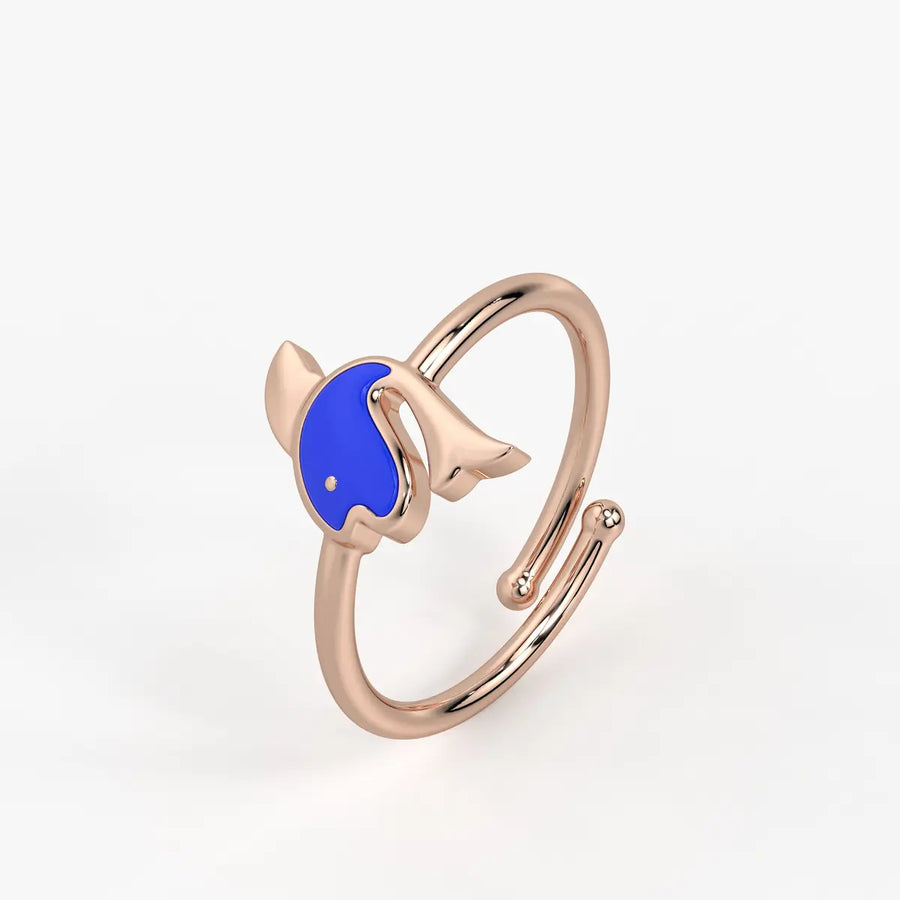 Ocean Joy Dolphin Splash Ring
