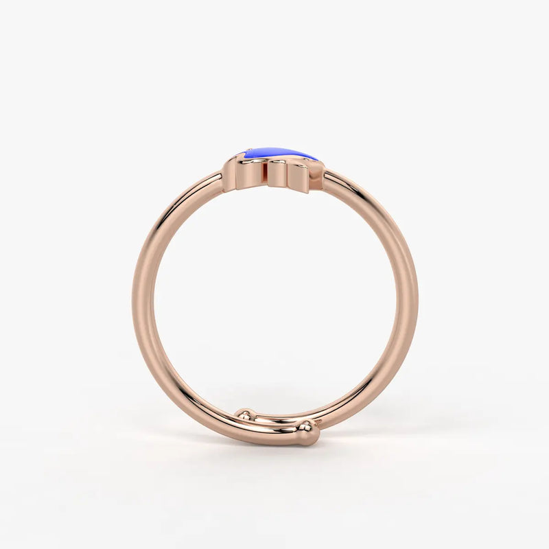 Ocean Joy Dolphin Splash Ring