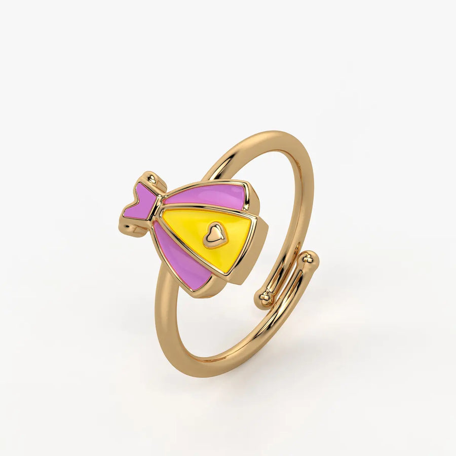 Sweetheart Princess Dress Adjustable Ring