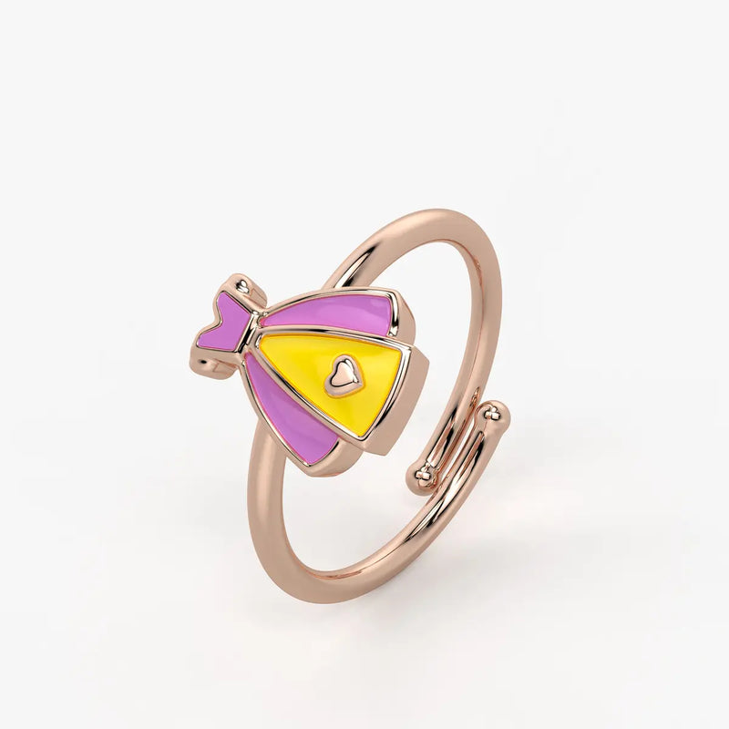 Sweetheart Princess Dress Adjustable Ring