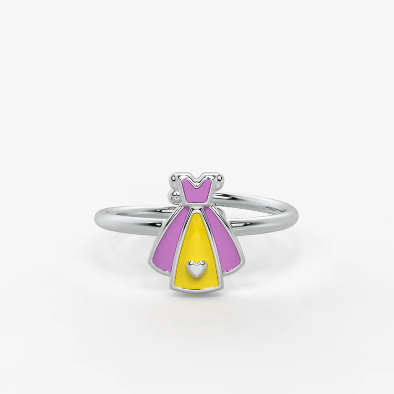 Sweetheart Princess Dress Adjustable Ring