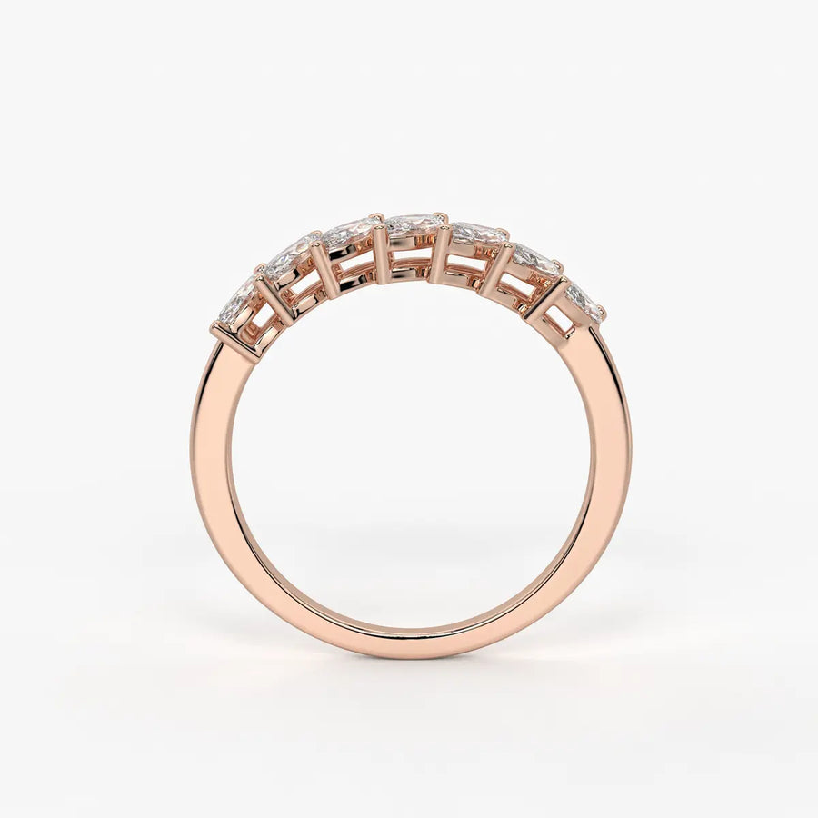 Sylvena Marquise Crest Ring