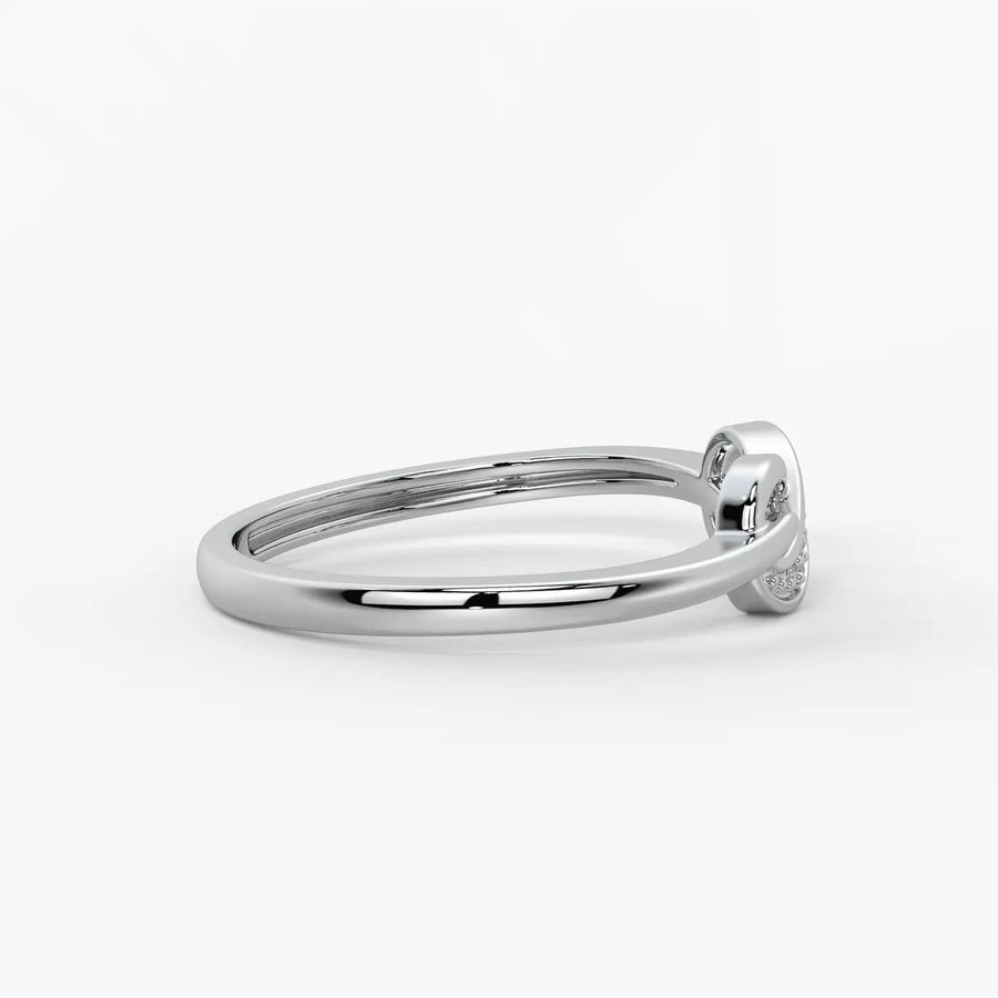 Infinity Swirl Diamond Ladies Ring