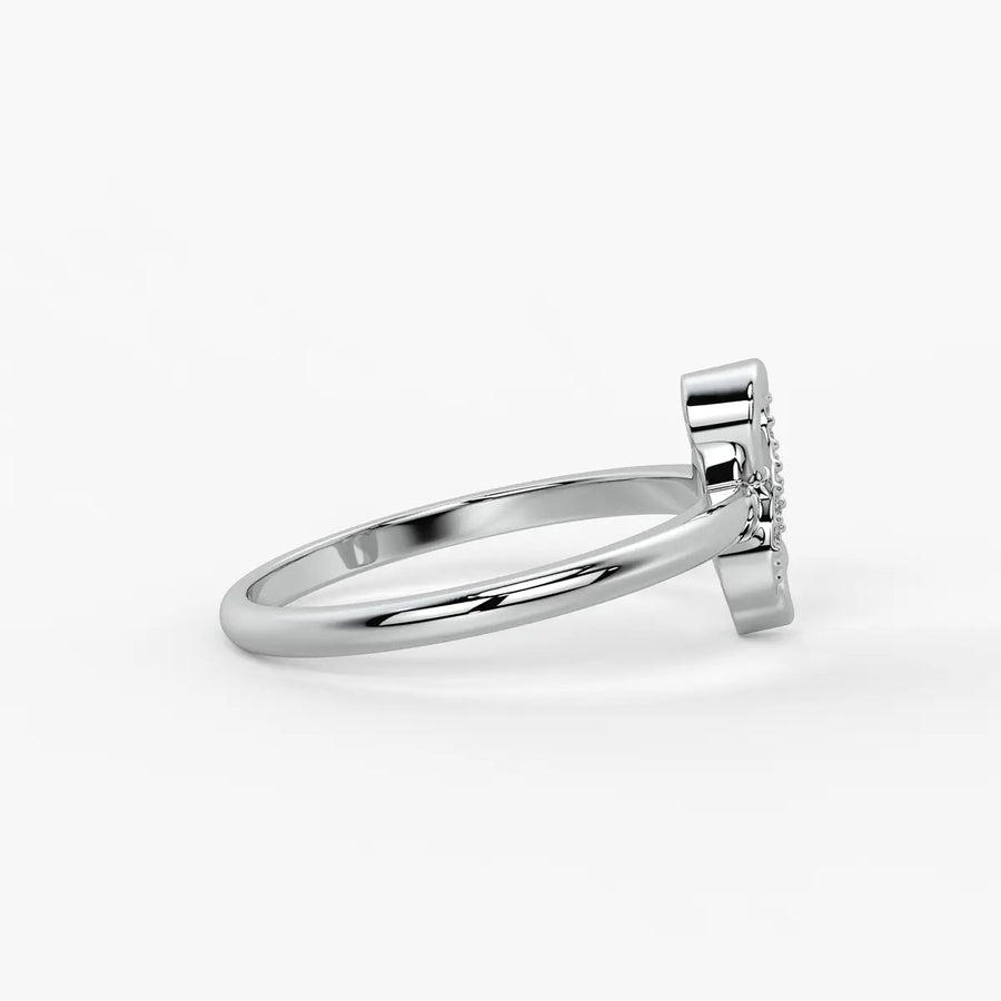 Infinity Loop Diamond Ladies Ring