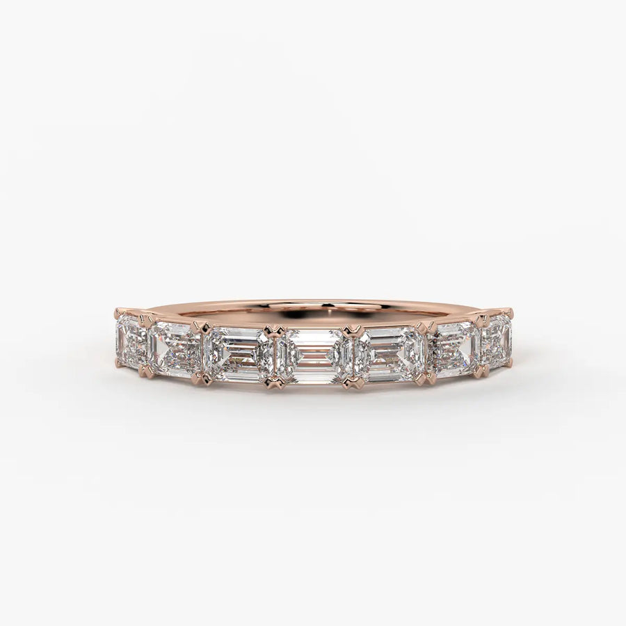 Prism?a Seven Emerald Diamond Ring